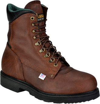 Carolin Boot 809 | Men's Carolina 8" Plain Toe Padded Collar Work Boot 809