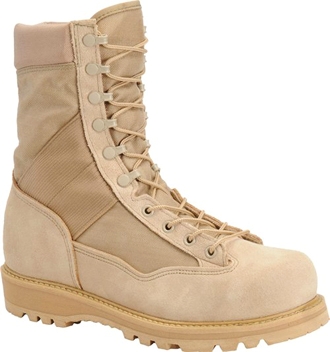 Corcoran Boot 4390 | Men's 9" Fleshout Leather & Cordura Non-Insulated Combat Boots