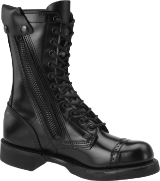 Corcoran Boot XC1585 | Men's 10" Leather Side Zipper Jump Combat Boots