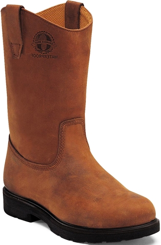 Georgia Boot G4124 Wellington - Scarpe Da Lavoro In Pelle Con Puntale In Acciaio E Sottopiede Ortopedico