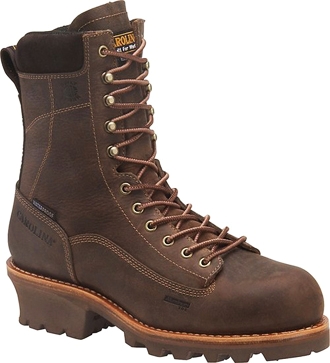 Men's Carolina 8" Insulated Waterproof Logger Work Boot CA7021