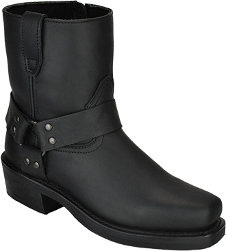 Men's Dingo Side Zipper Harness Boots DI19090  |  Rev Up Boots