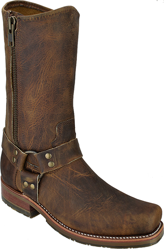 Men's Double H Side Zipper Harness Boot DH1601  |  USA Made