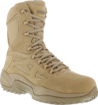 Men's Reebok 8" Stealth Side-Zipper Metal Free Work Boot RB8895