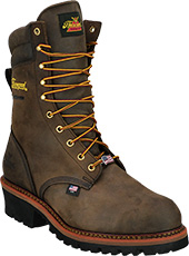 Men's Thorogood 9" Steel Toe WP Logger Work Boot (U.S.A.) 804-3555