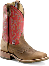 Men's Double H 11" Square Toe Roper Cowboy Boots (U.S.A.) DH3556