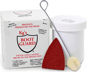 KG'S Boot Guard Brush On Toe Protection (U.S.A. Made) - 2 oz Jar