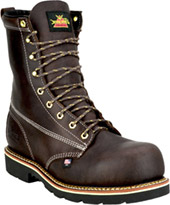 CLOSEOUT - Men's Thorogood 8" Comp Toe Boot (U.S.A.) 804-4368-GWP506 with Free Gift Lace