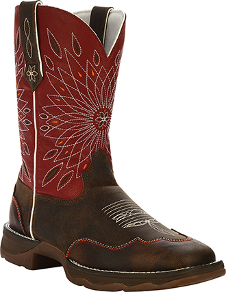 Women's Durango 10" Western Lady Rebel Firecracker Work Boots RD4415
