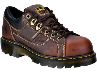 Men's Dr. Martens Steel Toe Work Shoe R12728200 - 14 - Teak