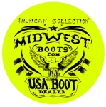 American Collection MidwestBoots.com Vinyl Weather-Resistant Safety Green Decal (U.S.A. Made)