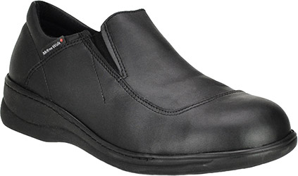 Women's Mellow Walk Steel Toe Slip-On Work Shoe 4085 - 9 M - Black