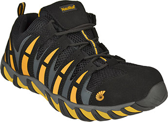 Men's Nautilus Composite Toe Metal Free Work Shoe 1925 - 9 W - Black/Yellow