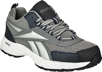 Men's Reebok Steel Toe Work Shoe RB4805 - 9 W - Blue/Grey/Silver
