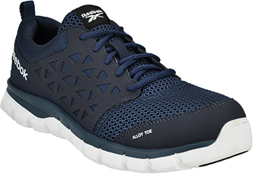 Men's Reebok Alloy Toe Athletic Work Shoe RB4043 - 9 W - Blue