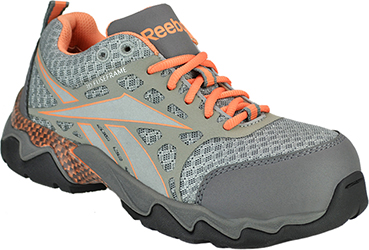 Women's Reebok Composite Toe Metal Free Work Shoe RB060 - 9 W - Grey/Silver