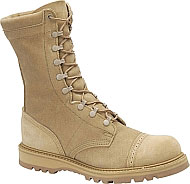 Corcoran Men's 10 Inch Desert Tan Fleshout Leather Field Combat Boots 4525