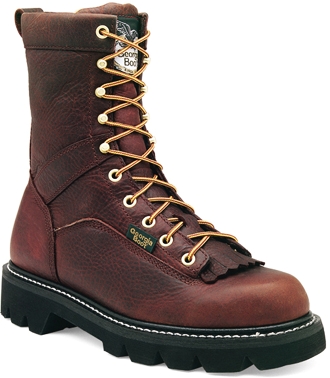 Scarpe Da Lavoro Georgia Boot Hammer 6 Uomo - Pelle, Colore Marrone