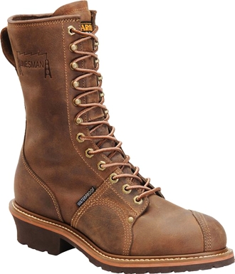 Men's Carolina 10" Waterproof Linesman Work Boots CA904