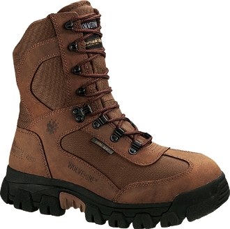 Men's Wolverine 8" Big Bison Insulated GORE-TEX Waterproof Hunting Boots WO4777