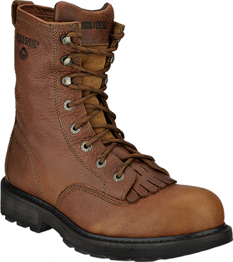 Men's Wolverine 8" Kiltie Lacer Work Boots WO8394