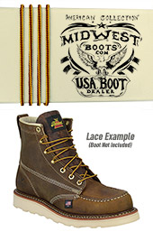 Leather Boot Laces - USA Work Quality - Nicks Boots Heavy Duty Lace…