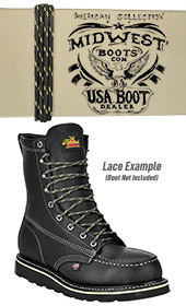 66" Black Kevlar® Laces (U.S.A. Made) GWP504