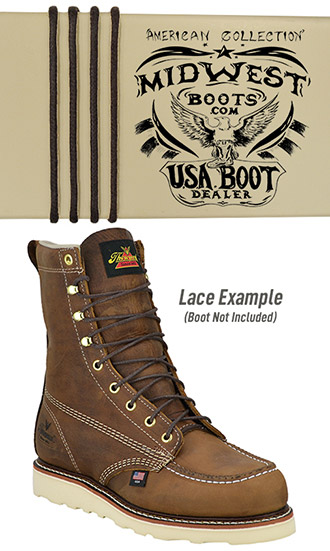 Premium Brown Leather Boot Laces - 1/8 Inch Thick 72 Inches Long - Army  Universe