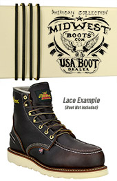 72" Jaguar Maroon Brown Alum Leather Laces