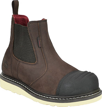 Men s Avenger Composite Toe WP Slip On Wedge Sole Romeo Work Boot 7505 MidwestBoots