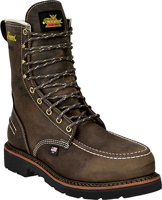 Men's Thorogood 8" Steel Toe WP Moc Toe Work Boot (U.S.A.) 804-3898-GWP506