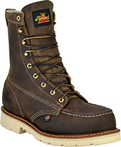 Men's Thorogood 8" Steel Toe Work Boot (U.S.A.) 804-4378-GWP706 With Leather Lace