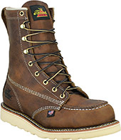 Men's Thorogood 8" Steel Toe Boots (U.S.A.) 804-4478-GWP706 with Leather Lace