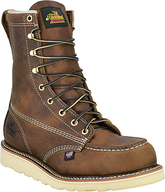 Men s Thorogood 8 Boots U.S.A. 814 4178 GWP706 with Leather Lace MidwestBoots
