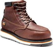Men's Timberland Pro 6" Alloy Toe Moc Toe WP Wedge Sole Work Boot A1ZVF