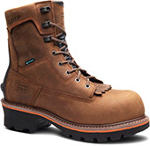 Men's Timberland Pro 8" Composite Toe WP Logger Work Boot A267H