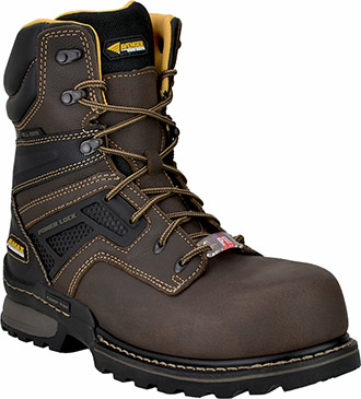 Avenger Work Boots Mens A Max Dozer 8 WP Composite Toe Brown 8710