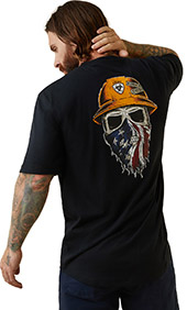 Product: Men's Ariat Rebar Workman Born for This Short Sleeve T-Shirt 10043633