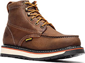 Men's Bonanza 6" Wedge Sole Moc Toe Work Boot BA-612-CBRN
