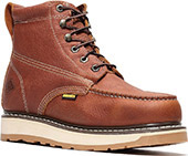 Men's Bonanza 6" Wedge Sole Moc Toe Work Boot BA-612-LTBR