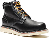 Men's Bonanza 6" Wedge Sole Work Boot BA-633-BLK