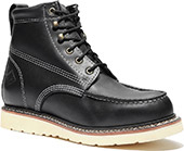 Men's Bonanza 6" Wedge Sole Work Boot BA-640-BLK