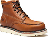 Men's Bonanza 6" Wedge Sole Moc Toe Work Boot BA-640-GDTAN