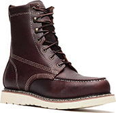 Men's Bonanza 8" Wedge Sole Moc Toe Work Boot BA-840-BURG