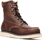 Men's Bonanza 8" Wedge Sole Moc Toe Work Boot BA-840-CBRN