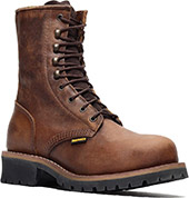 Men's Bonanza 9" Logger Work Boot BA-901-BRN