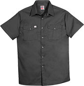 Men's Big Bill Premium Short-Sleeve Work Shirt with Button-Front Closure 137-CHA
