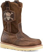 Men's Carolina 10 Moc Toe Wedge Sole Wellington Work Boot CA7044