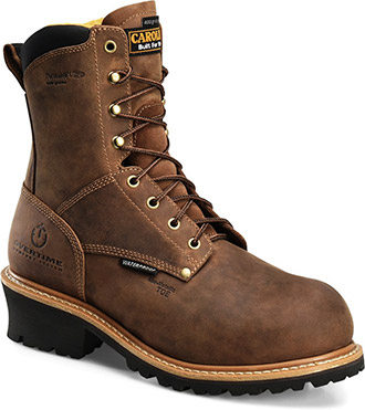 Men s Carolina 8 Composite Toe WP Insulated Logger Work Boot CA9851 MidwestBoots