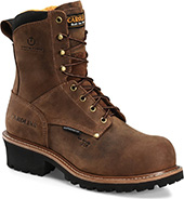 Men s Carolina 8 Composite Toe Logger Work Boots CA9853 MidwestBoots